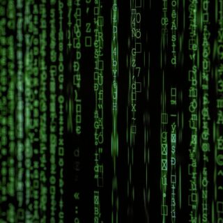 Matrix style cybersecurity code